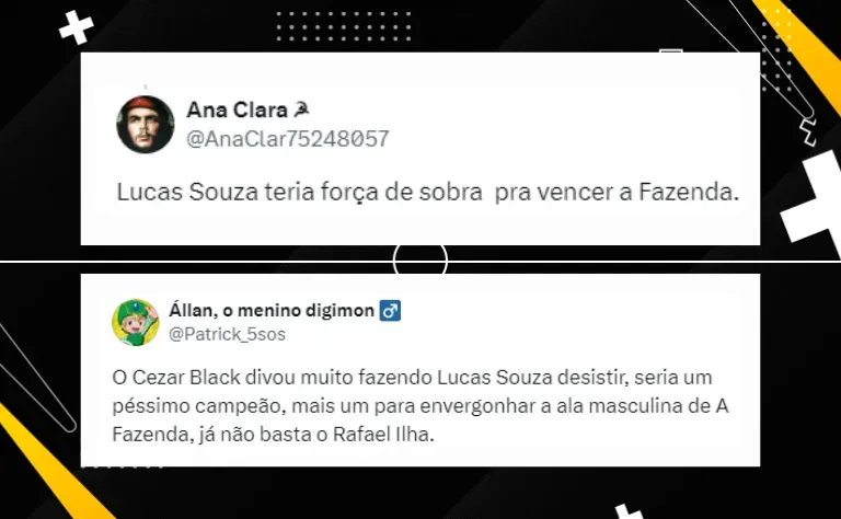 Lucas Souza relembra desistência de A Fazenda 15 e confessa: “Me arrependo”