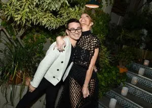 Christian Siriano and Ashlee Simpson