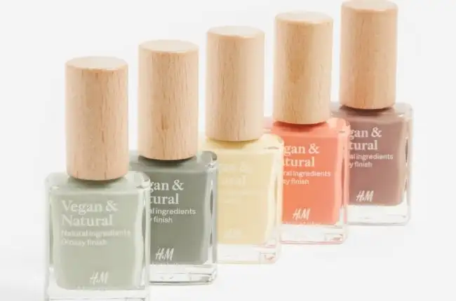 H&M beauty will comprise a vegan friendly nail polish.