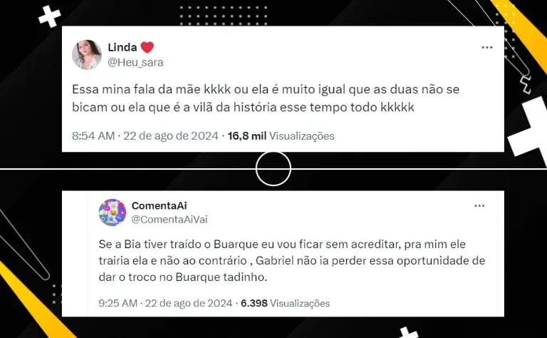 “Para de falar”; Estressada, Bia Miranda perde a paciência e detona Gabriel Roza