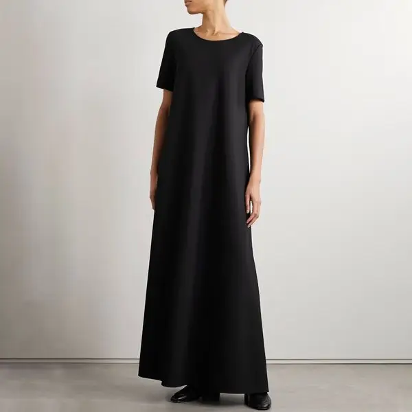 The Row Hannah Scuba Maxi Dress