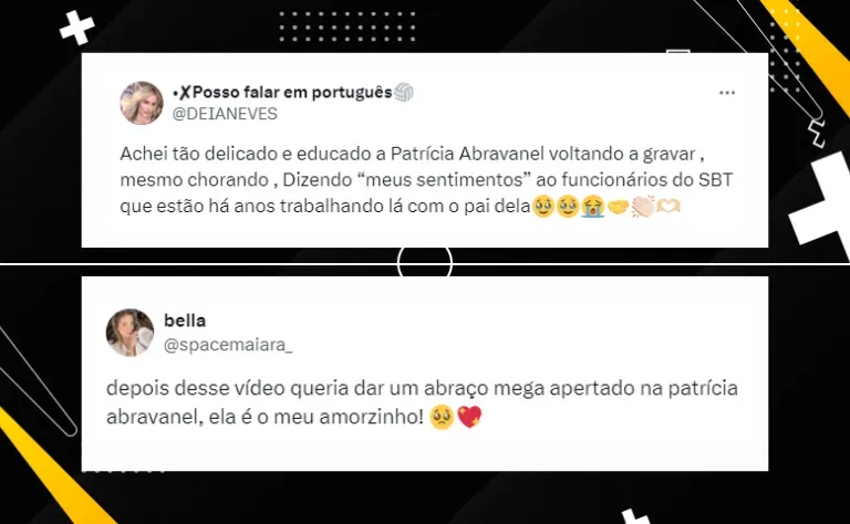 Patrícia Abravanel se emociona em retorno ao SBT após morte de Silvio Santos