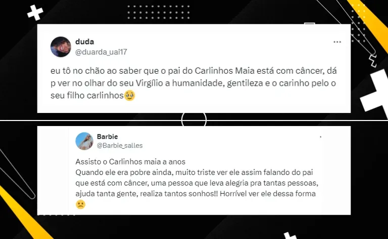 Aos prantos, Carlinhos Maia revela que o pai está com câncer: “Energia positiva”