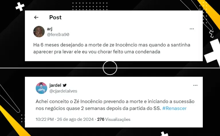 Renascer: João Pedro toma decisão heróica, mas é xingado por Zé Inocêncio: “Lixo”