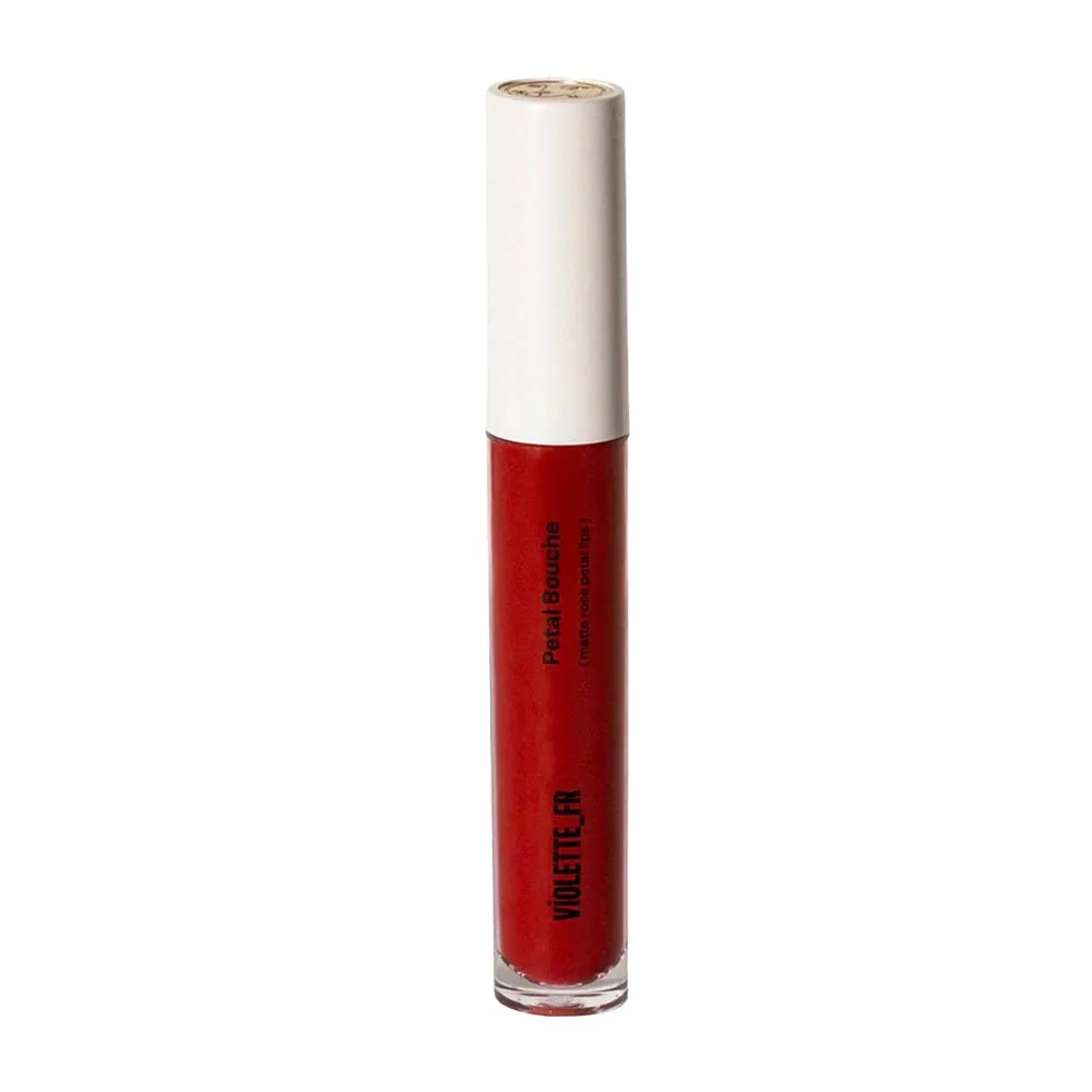 red liquid lipstick