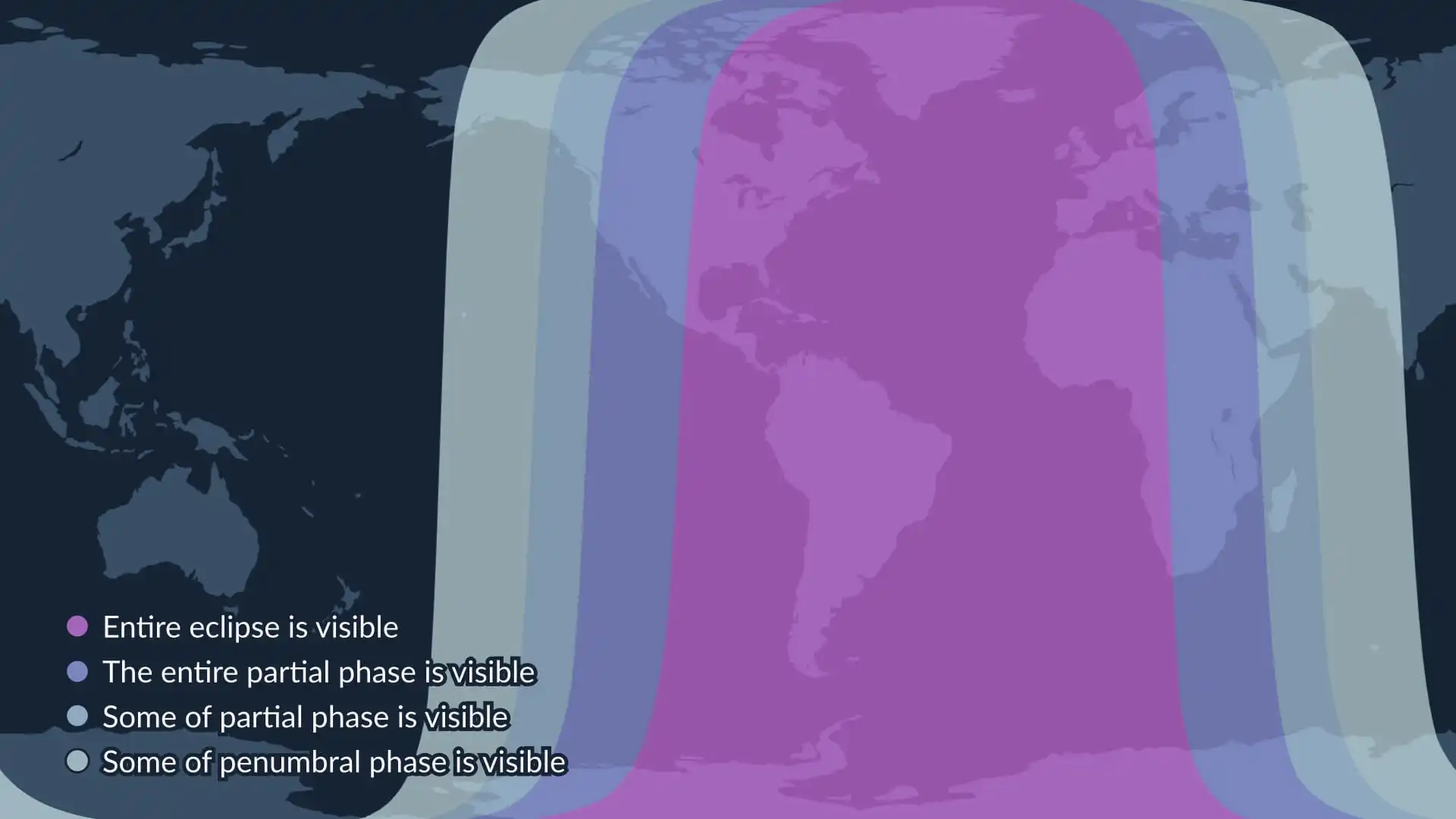 September 2024 Lunar eclipse visibility map