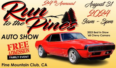 Run To The Pines Auto Show | 2024 | Pine Mountain Club, CA