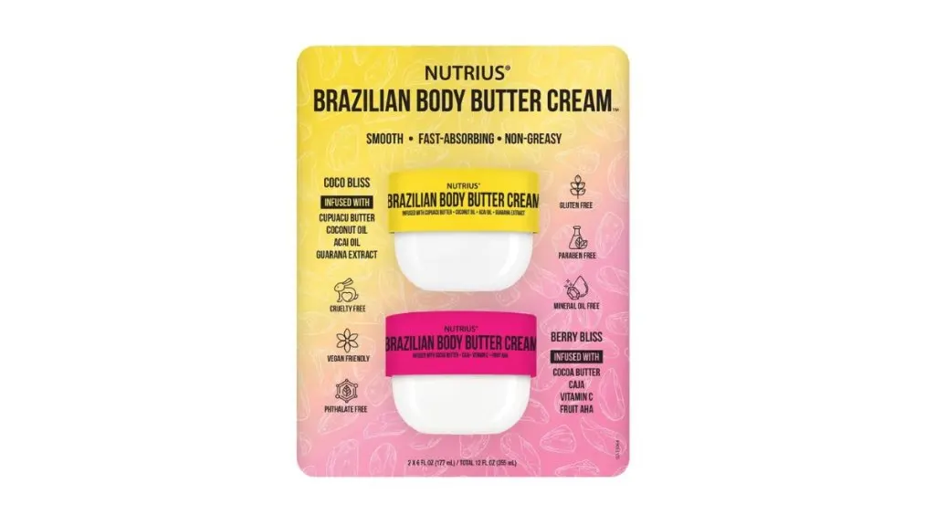 Nutrius Brazilian Body Butter Cream