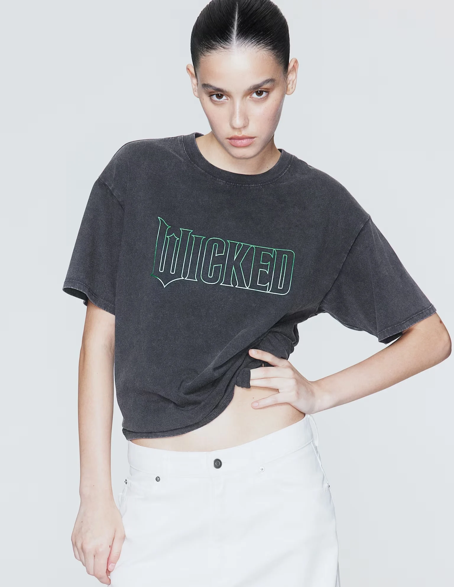 H&M Wicked Boxy Printed T-Shirt