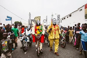 Scene from the popular Chale Wote festival