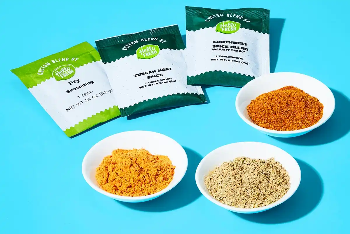 hellofresh spice packets