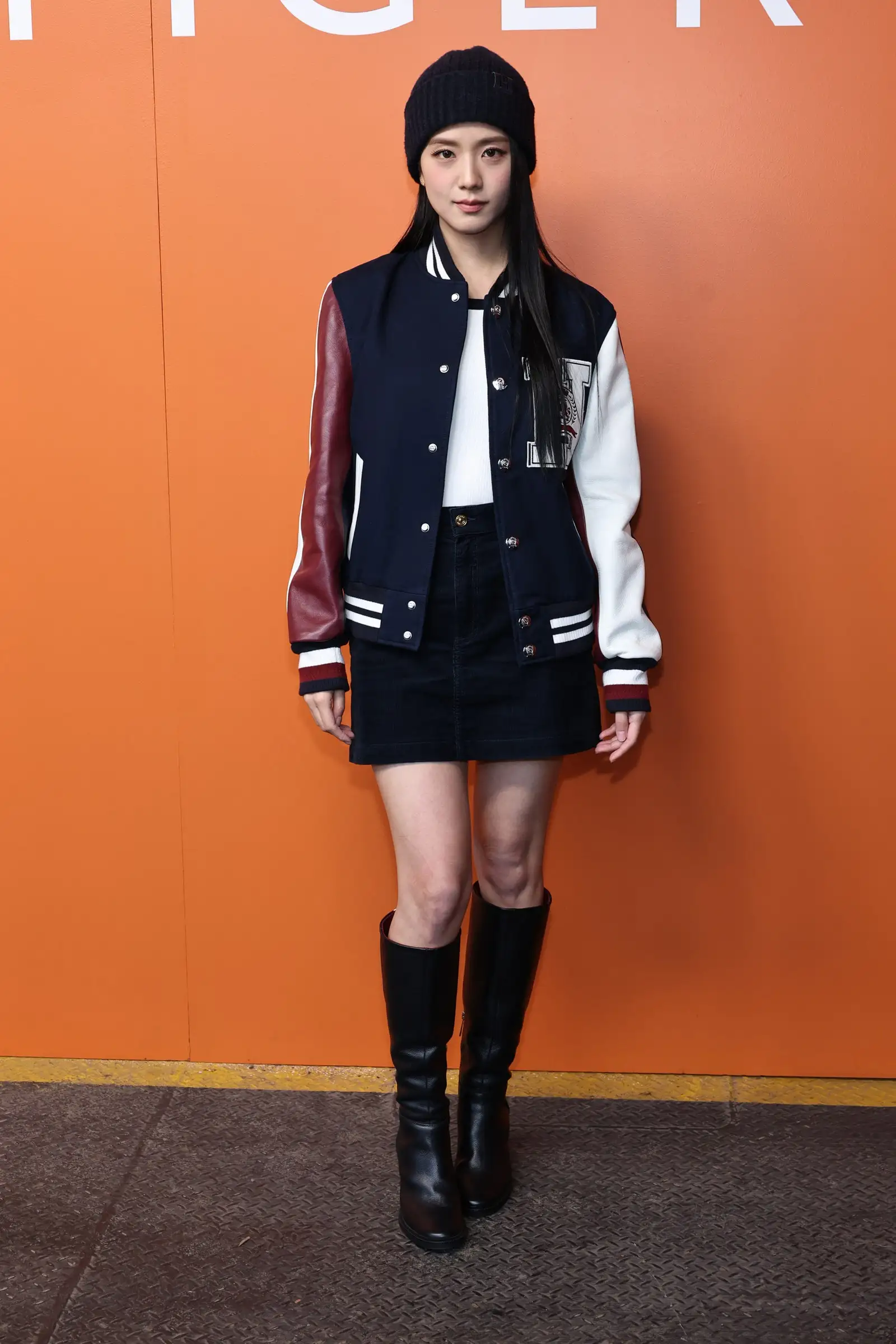 BLACKPINK's Jisoo attends the Tommy Hilfiger fashion show during September 2024 New York Fashion Week on September 08...