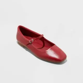 Elsa Mary Jane Ballet Flats with Memory Foam Insole