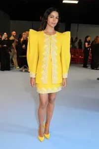 Camila Alves McConaughey at Carolina Herrera RTW Spring 2025 as part of New York Ready to Wear Fashion Week on September 9, 2024 in New York, New York.  (Photo by Gilbert Flores/WWD via Getty Images)