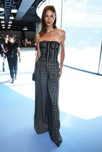 Karlie Kloss at Carolina Herrera RTW Spring 2025 as part of New York Ready to Wear Fashion Week on September 9, 2024 in New York, New York.  (Photo by Gilbert Flores/WWD via Getty Images)