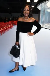 Shonda Rhimes at Carolina Herrera RTW Spring 2025 as part of New York Ready to Wear Fashion Week on September 9, 2024 in New York, New York.  (Photo by Gilbert Flores/WWD via Getty Images)