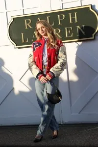 Joey King at Ralph Lauren RTW Spring 2025 as part of New York Ready to Wear Fashion Week on September 5, 2024 in East Hampton, New York.  (Photo by Lexie Moreland/WWD via Getty Images)