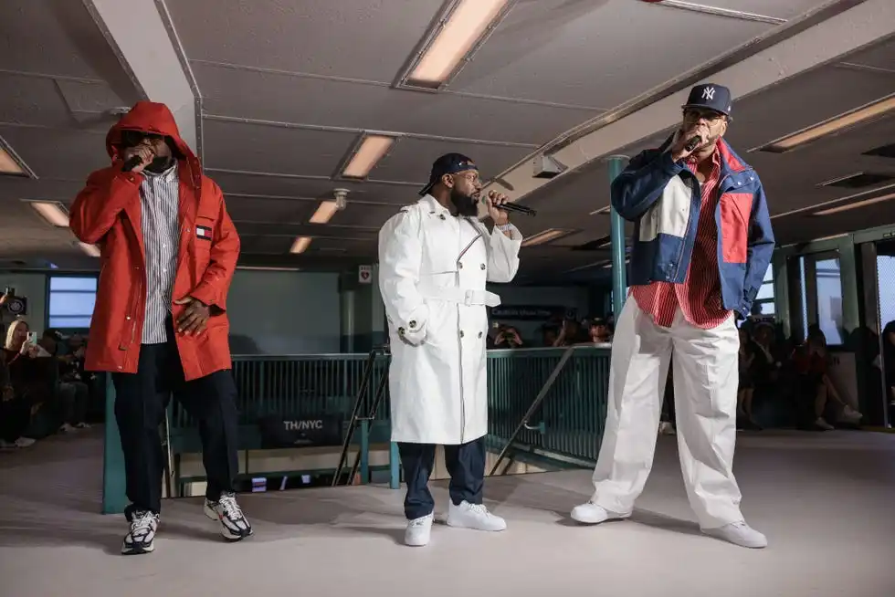 new york fashion week spring summer 2025 wu tang clan tommy hilfiger