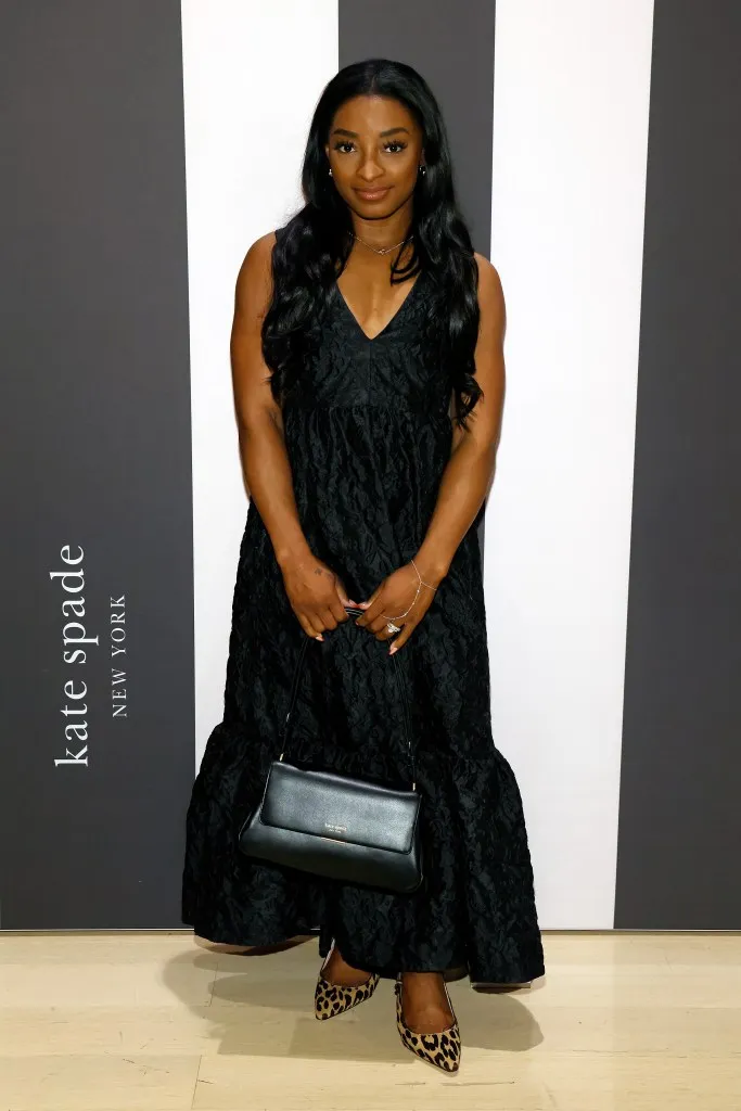 NEW YORK, NEW YORK - SEPTEMBER 05: Simone Biles attends the Kate Spade New York 3rd Annual Global Summit on Women's Mental Health at Times Center on September 05, 2024 in New York City. (Photo by Taylor Hill/Getty Images)