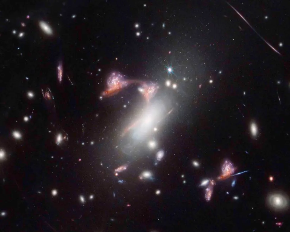 Scientists honed in on the unusual object and realized it was the result of multiple galaxies interacting - not an alien signal