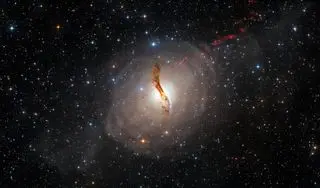 An image of the Centaurus A galaxy.