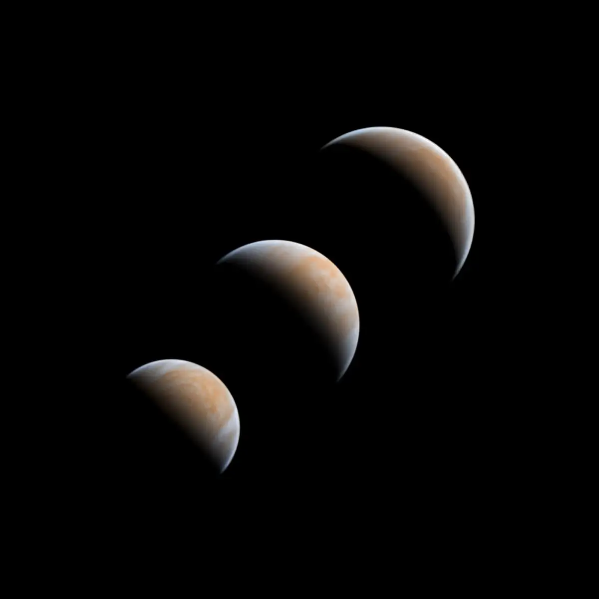 A false-colour composite of the planet Venus