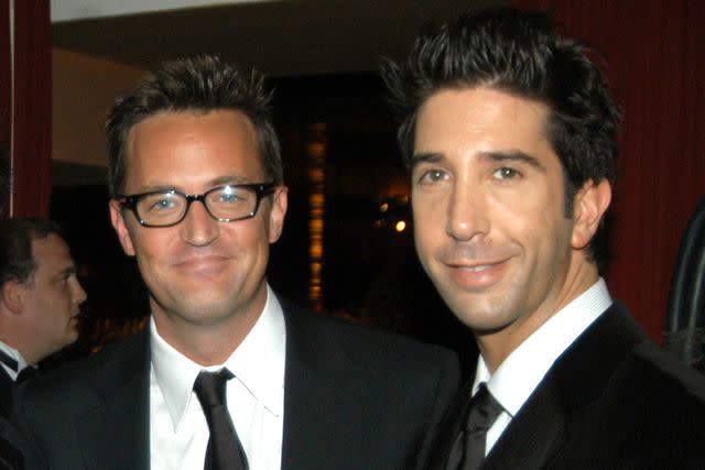 David Schwimmer says late “Friends” costar Matthew Perry was ‘reserved’ with him