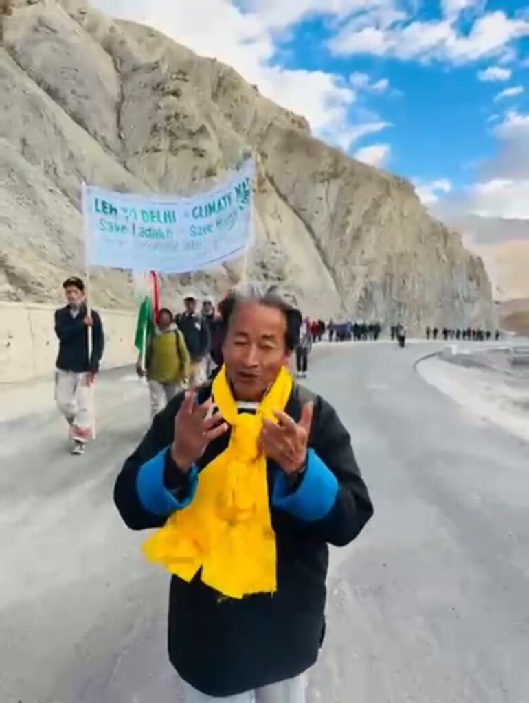 Sonam Wangchuk’s Himalayan March Set to Enter Mandi: A Call for Environmental Conservation