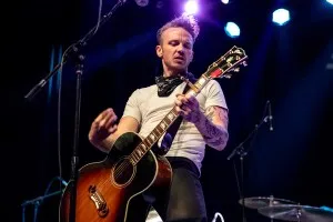 SAN FRANCISCO, CALIFORNIA - SEPTEMBER 02: Joshua Fleming of Vandoliers performs at The Warfield on September 02, 2023 in San Francisco, California. (Photo by Miikka Skaffari/Getty Images)