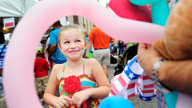 The five stages of awesome: Every performer at Arts in the Heart and the times they start