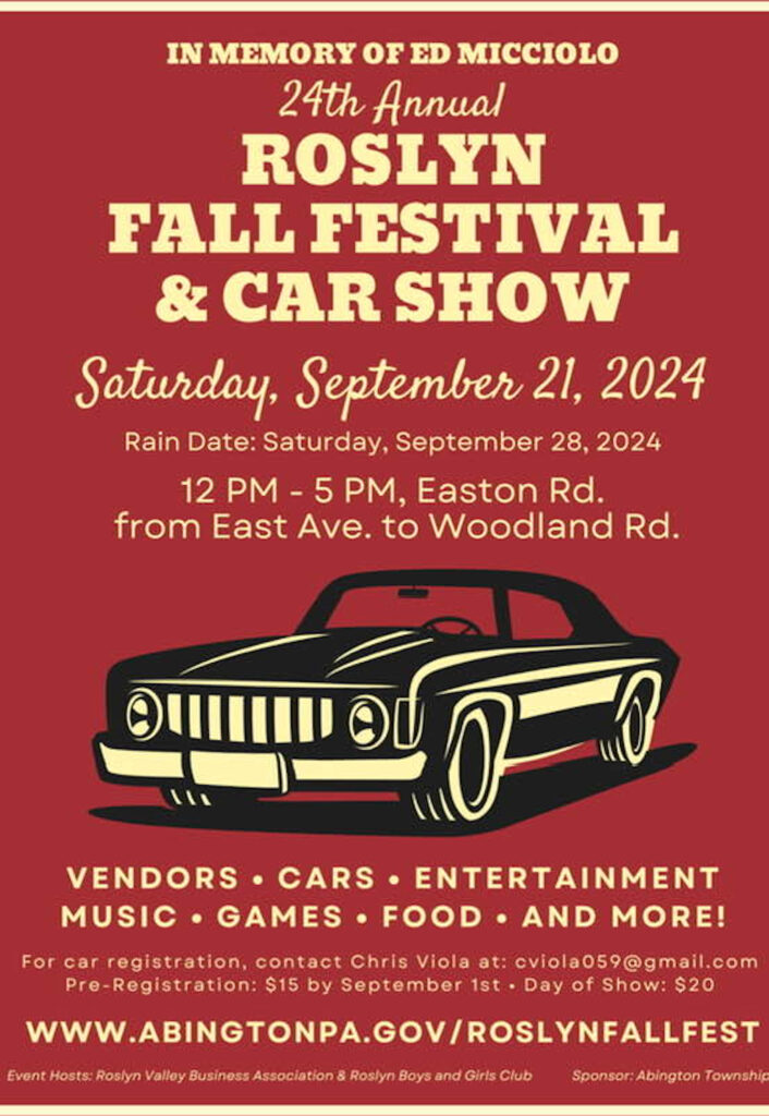 24th annual Roslyn Fall Festival and Car Show kicks off on Saturday