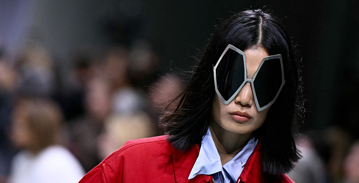 New Shapes and Retro Fits at Milan Fashion Week