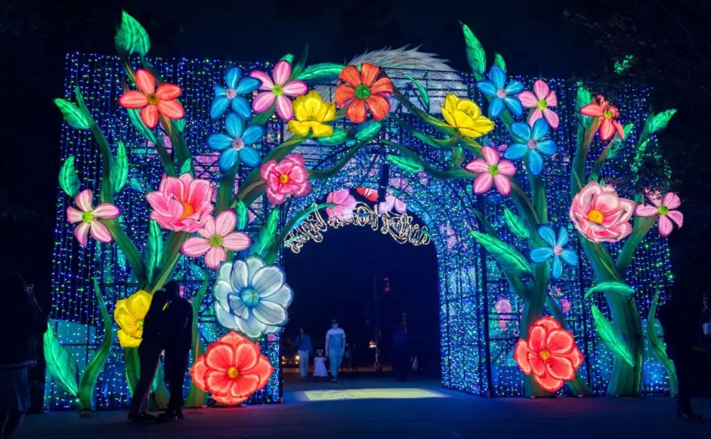 Archway at the Lantern Festival in Boston 