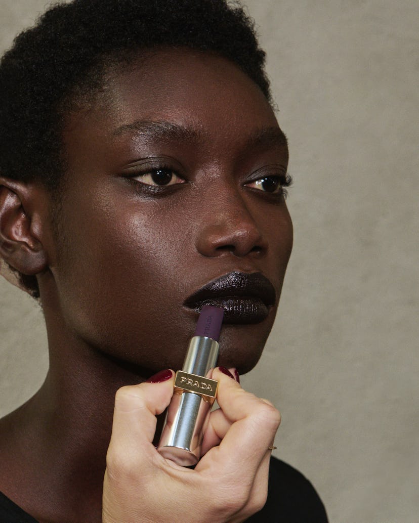 Retro Curls, Black Cherry Lips, & More Top Beauty Trends From Milan Fashion Week