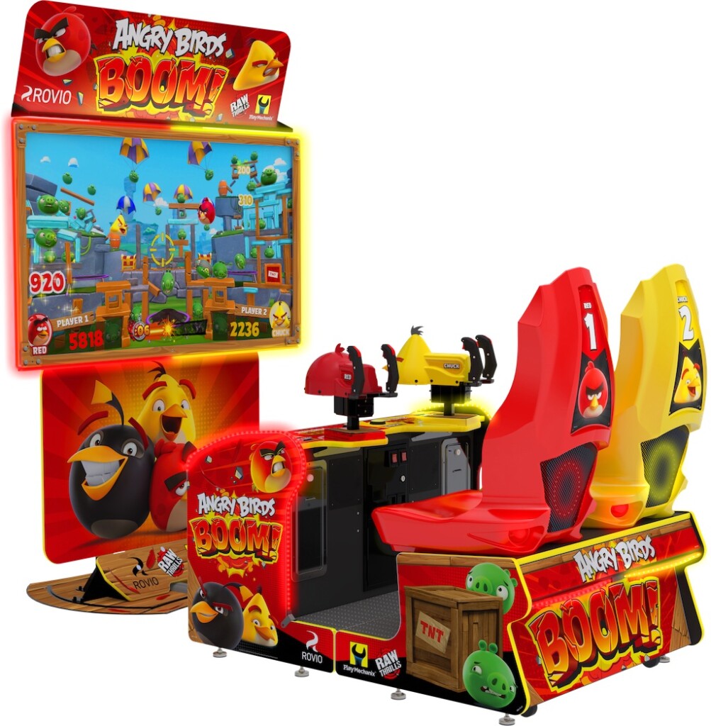 Rovio Entertainment, Play Mechanix and Raw Thrills announce Angry Birds Boom!