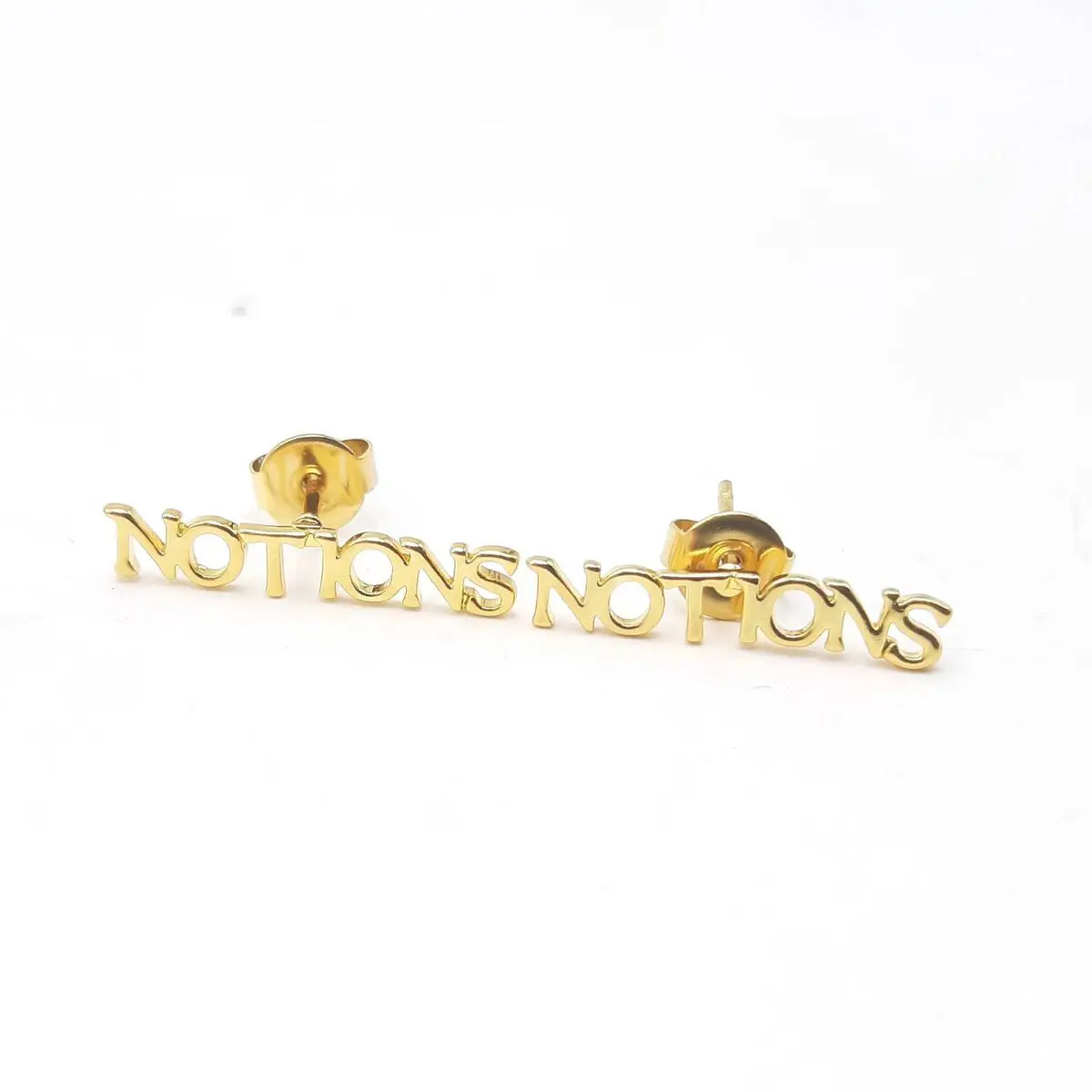 Notions Gold Studs, €65, Margaret O'Connor