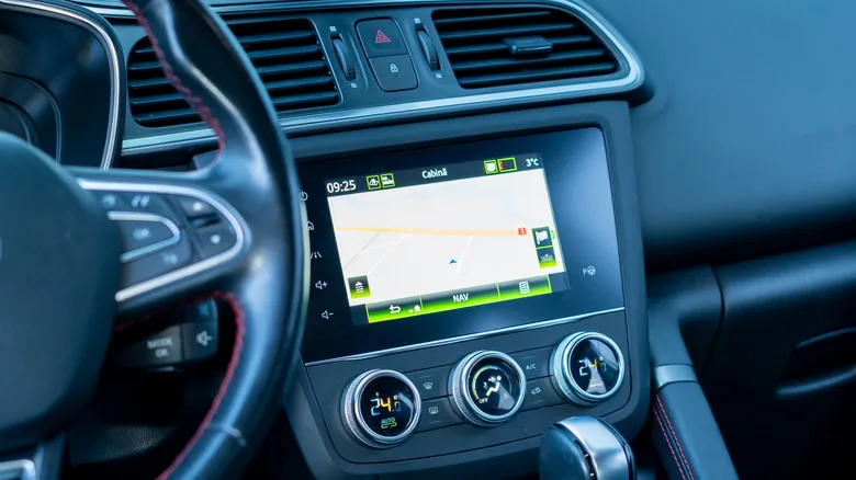 touchscreen receiver on car