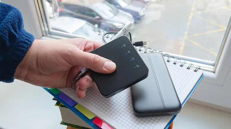 portable router in hand