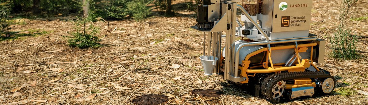 Continental and Land Life Advance Reforestation with Tree Seeding Robot