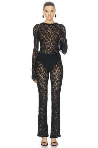 lace jumpsuit