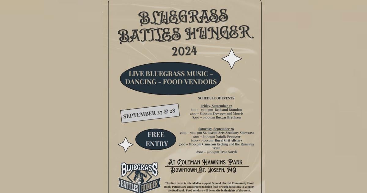 Bluegrass Battles Hunger returns to Downtown St. Joseph this weekend