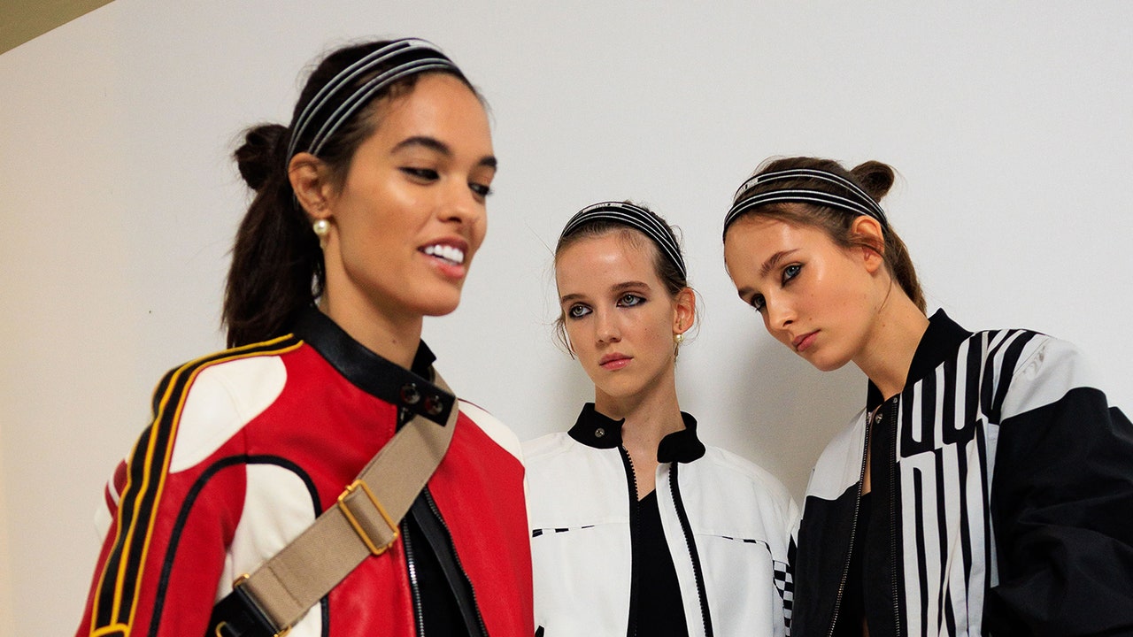 Workout Blush and Sporty Ponytails Rule At Dior