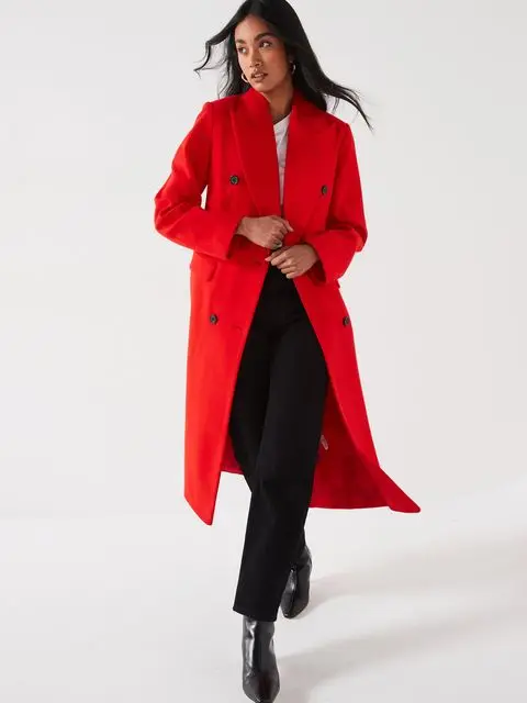 Longline coat, £75, V by Very