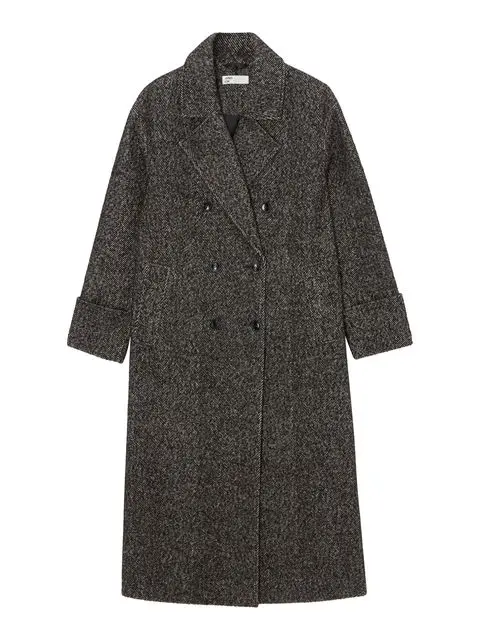 Herringbone coat, £75, John Lewis