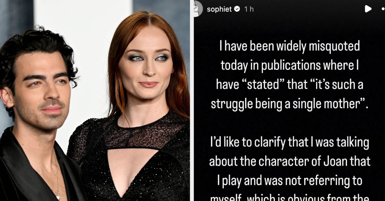 Sophie Turner Called Out The Press For Misquoting Her Recent Comments On The “Struggle” Of Being A Single Mother