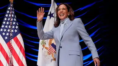 In recent months, there has been a noticeable shift in Kamala Harris's wardrobe, leaning towards sharper and more polished looks. AP