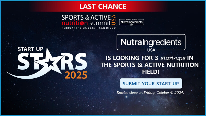 Last call for sports nutrition start-ups for the 2025 Sports & Active Nutrition Summit