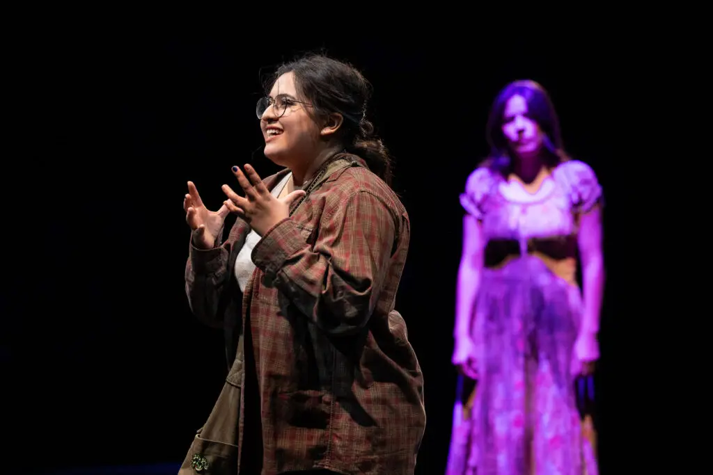 Actor Rosa Isabella Salvatierra plays the teenaged lead in Denver Center Theatre Company production of "I Am Not Your Perfect Mexican Daughter," Oct. 2024.