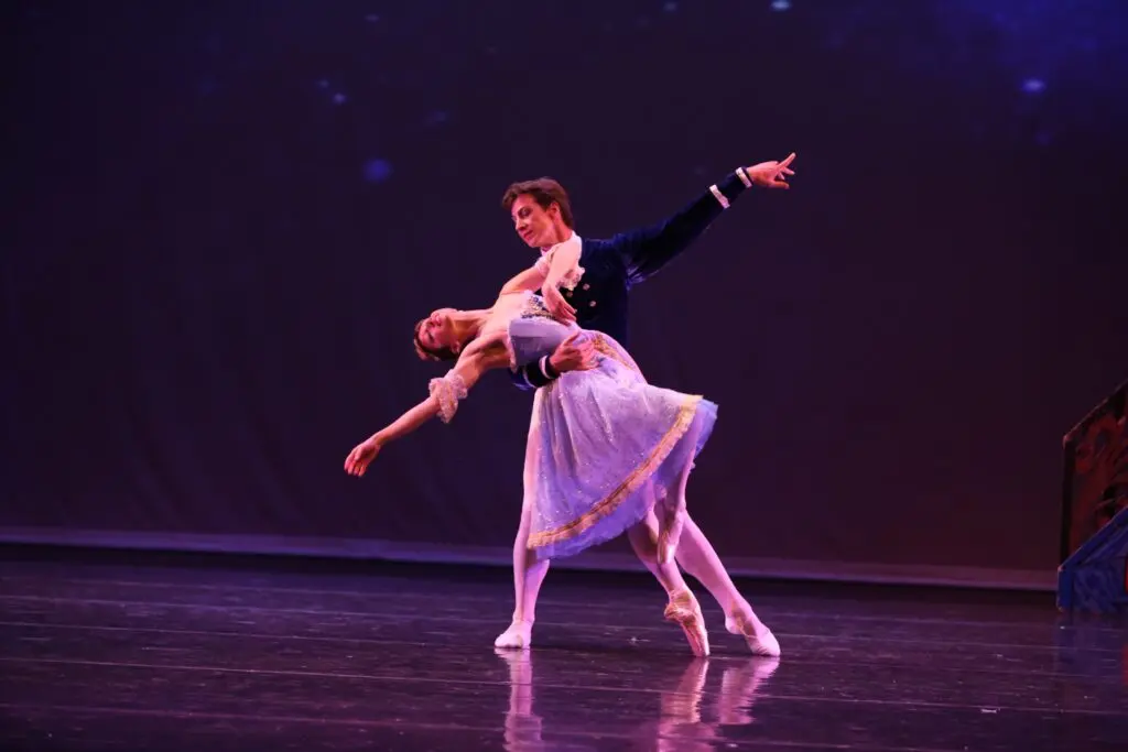 Performers in a Ballet Ariel performance of Cinderella