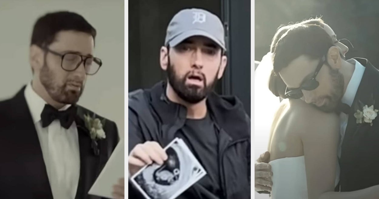 Eminem Just Shared The Sweet Moment His Daughter Hailie Jade Told Him She Is Pregnant In An Emotional Music Video That Also Shows Him Crying At Her Wedding